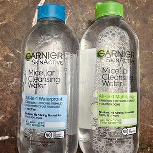 2 garnier miscellar waters new